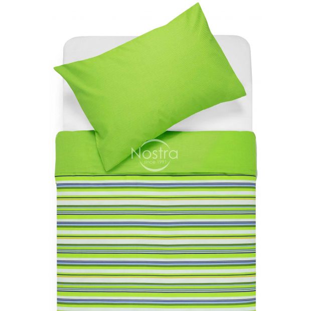 Cotton bedding set DAKOTA 30-0249-GREEN VIOLET 200x220, 70x70 cm