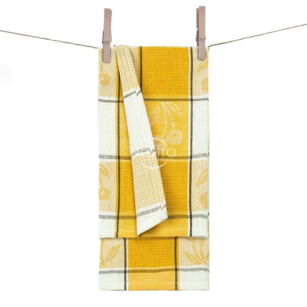 Kitchen towel WAFFLE-240 T0019-DARK YELLO 50x70 cm