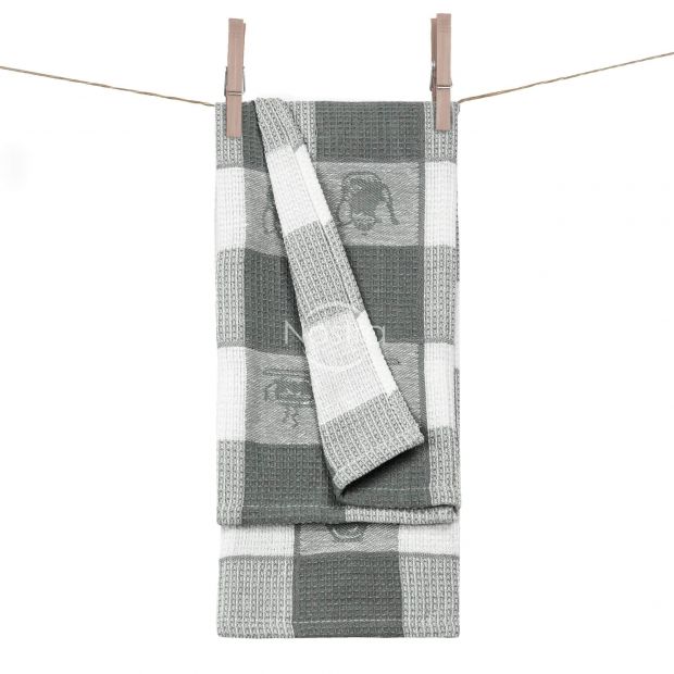Kitchen towel WAFFLE-240 T0103-GREY 50x70 cm