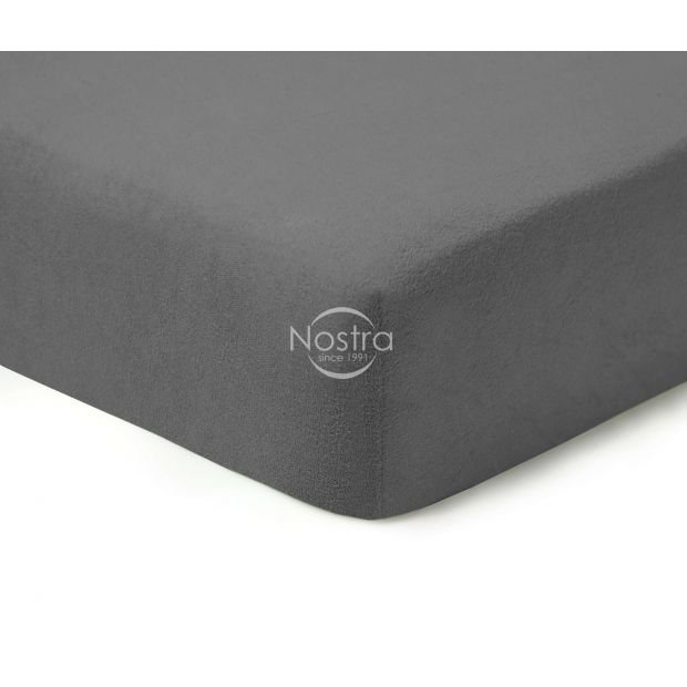 Fitted terry sheets TERRYBTL-DARK GREY 180x200 cm