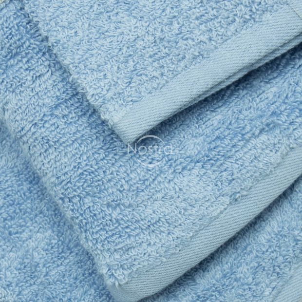 3 piece towel set 380 ZERO TWIST 380 ZT-PLACID BLUE 30x50, 50x100, 70x140 cm