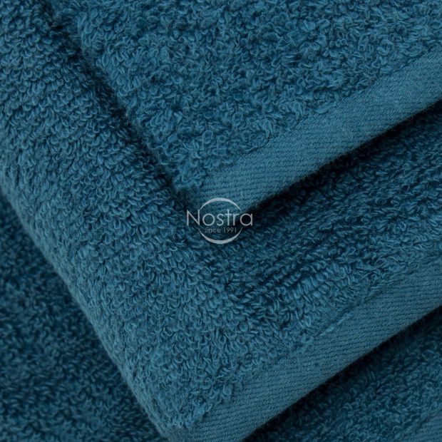 3 piece towel set 380 ZERO TWIST 380 ZT-MOROCCAN BLUE 30x50, 50x100, 70x140 cm