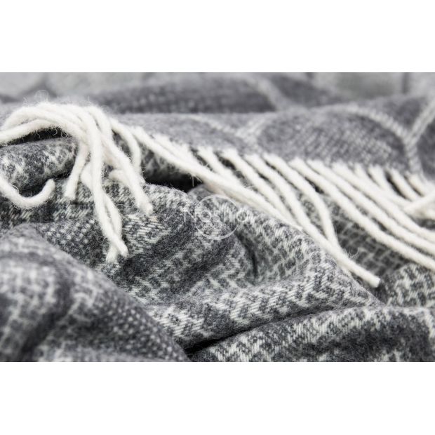 Woolen plaid MERINO-300 80-3232-GREY 140x200 cm