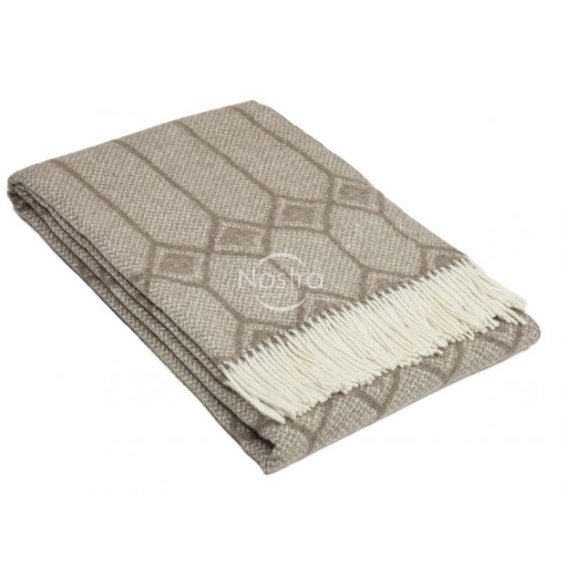 Woolen plaid MERINO-300 80-3238-BROWN 140x200 cm