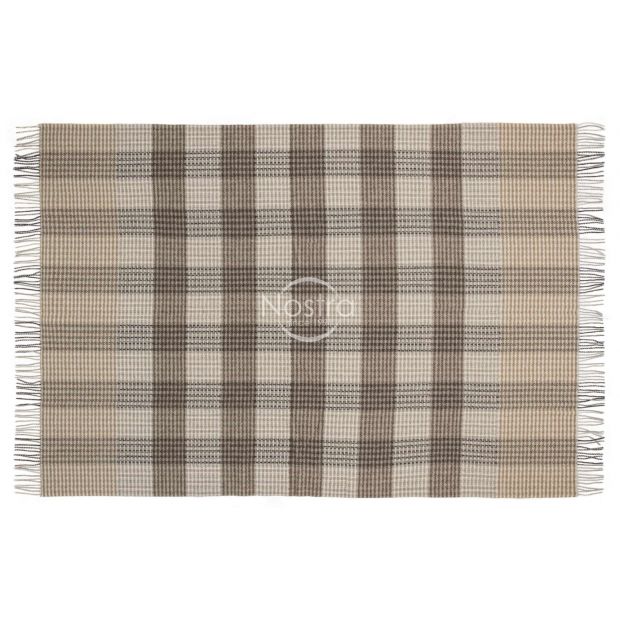 Woolen plaid MERINO-300 80-3192-LIGHT BROWN 140x200 cm