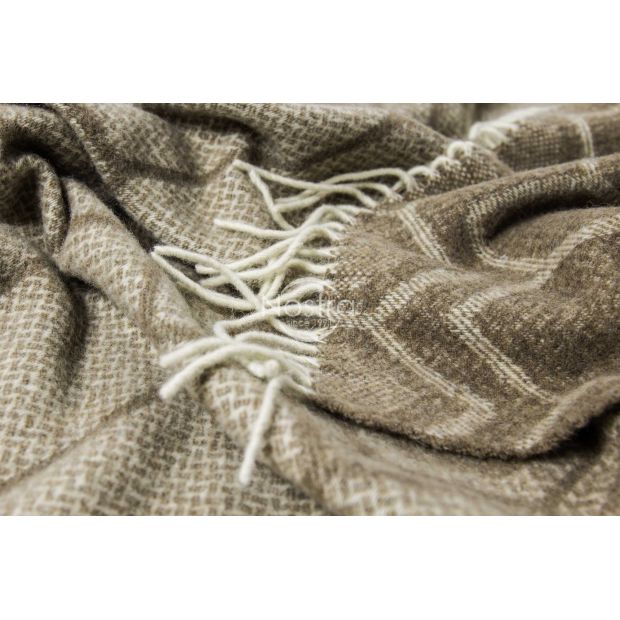 Woolen plaid MERINO-300 80-3232-BROWN 140x200 cm