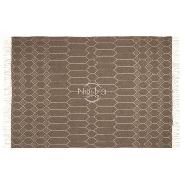 Woolen plaid MERINO-300 80-3237-BROWN 140x200 cm