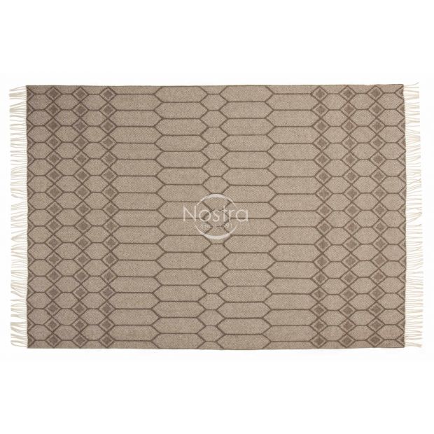 Woolen plaid MERINO-300 80-3237-BROWN 140x200 cm