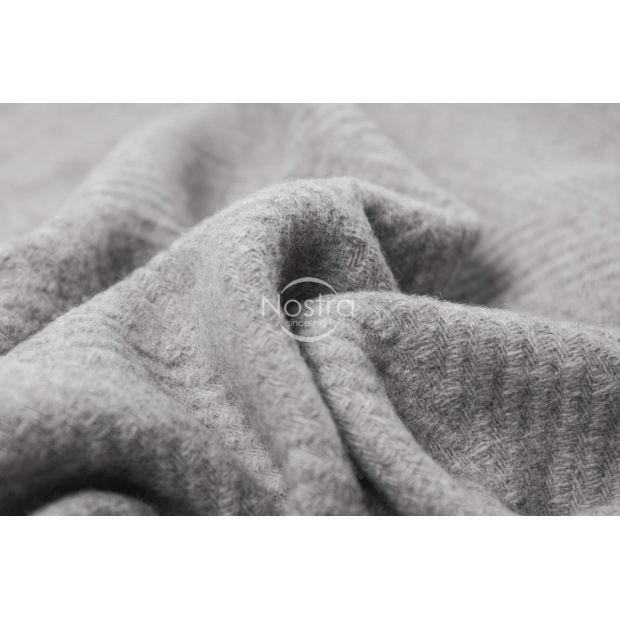 Woolen plaid MERINO-300 80-3137-LIGHT GREY 140x200 cm