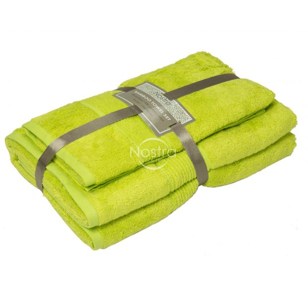 Bamboo towels set BAMBOO-600 T0105-APPLE GREEN 50x100, 100x150 cm