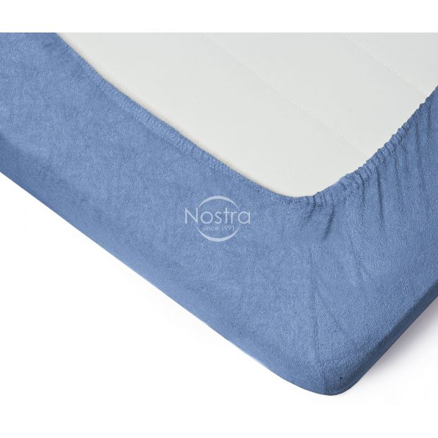 Fitted terry sheets TERRYBTL-PALACE BLUE 180x200 cm
