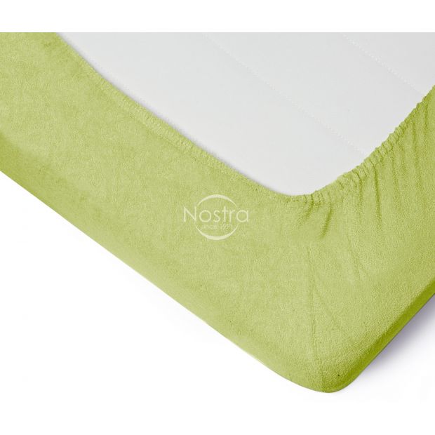 Fitted terry sheets TERRYBTL-LEAF GREEN