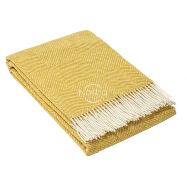 Woolen plaid MERINO-300 80-3042-MUSTARD