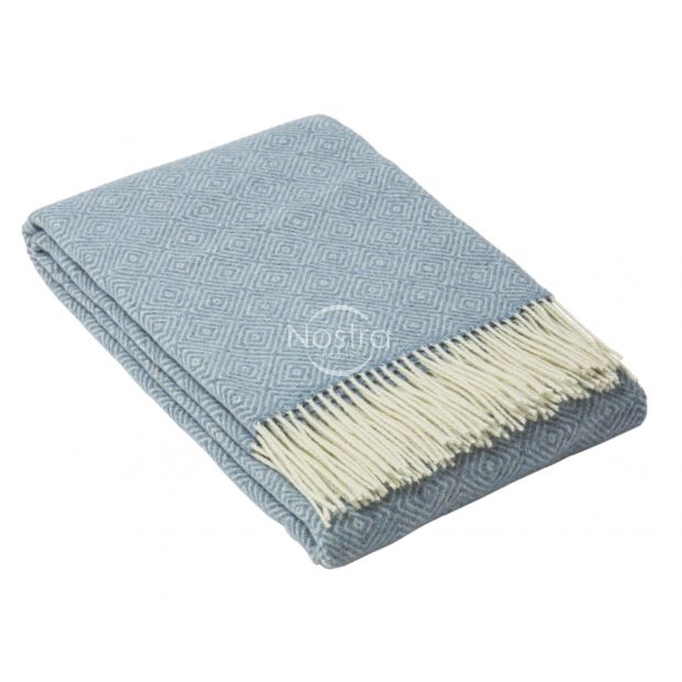 Woolen plaid MERINO-300 80-3131-LIGHT BLUE 140x200 cm