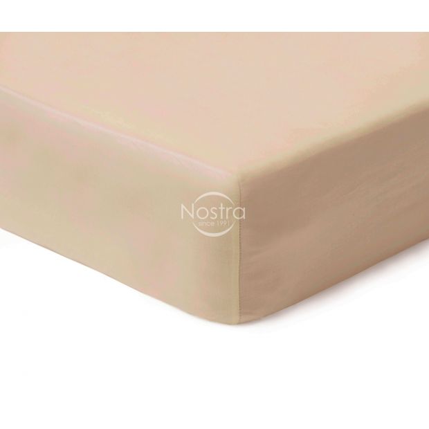Fitted sateen sheets 00-0187-WHISPER PINK 160x200 cm