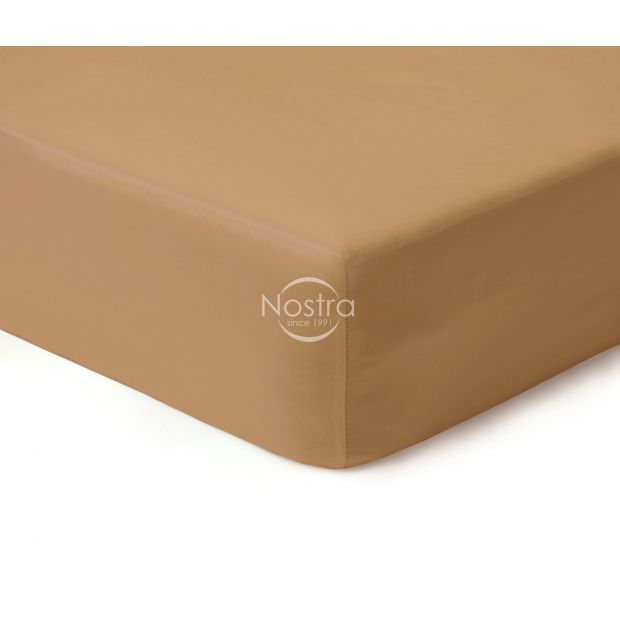 Fitted sateen sheets 00-0155-FROST ALMOND 160x200 cm