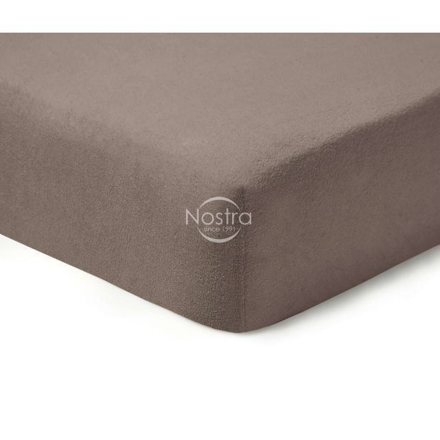 Fitted terry sheets TERRYBTL-CACAO 180x200 cm