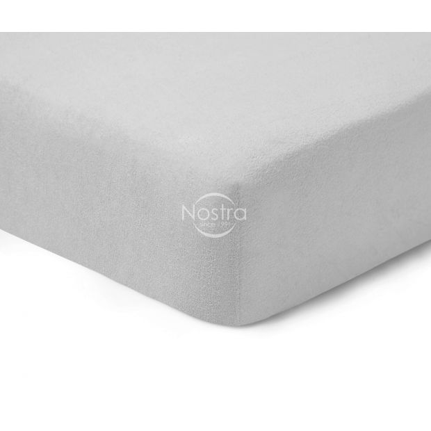 Fitted terry sheets TERRYBTL-GLACIER GREY