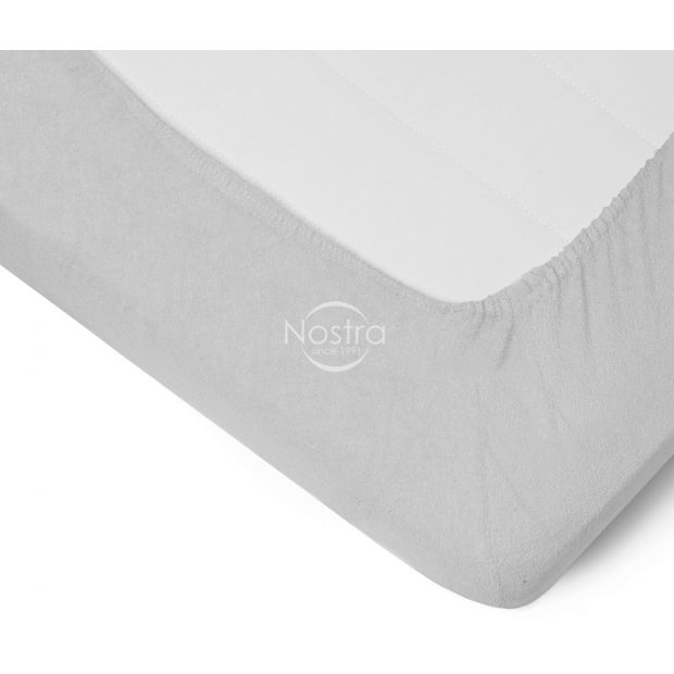 Fitted terry sheets TERRYBTL-GLACIER GREY