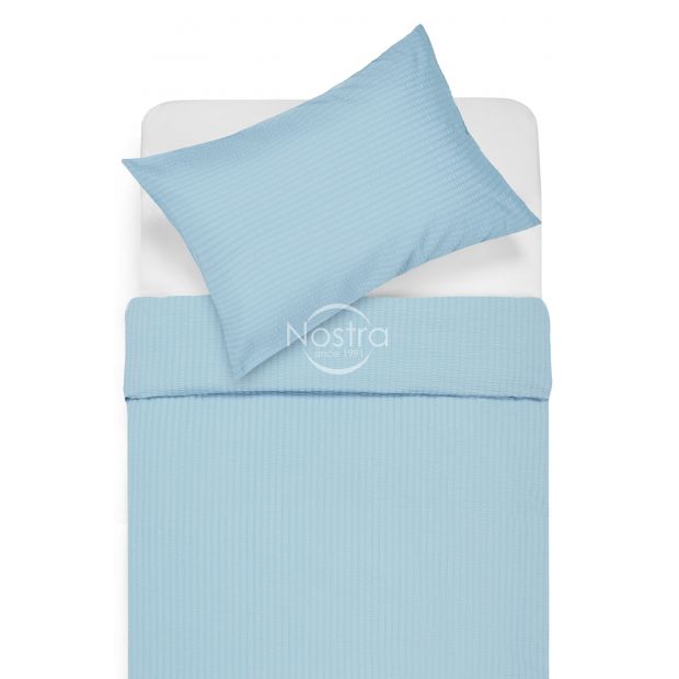 Серсукер постельное бельё ELA 00-0022-L.BLUE 140x200, 50x70 cm