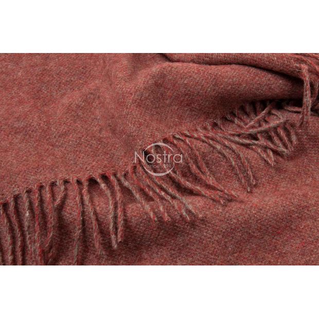 Woolen plaid MERINO-300 80-3257-TERRA BROWN 140x200 cm