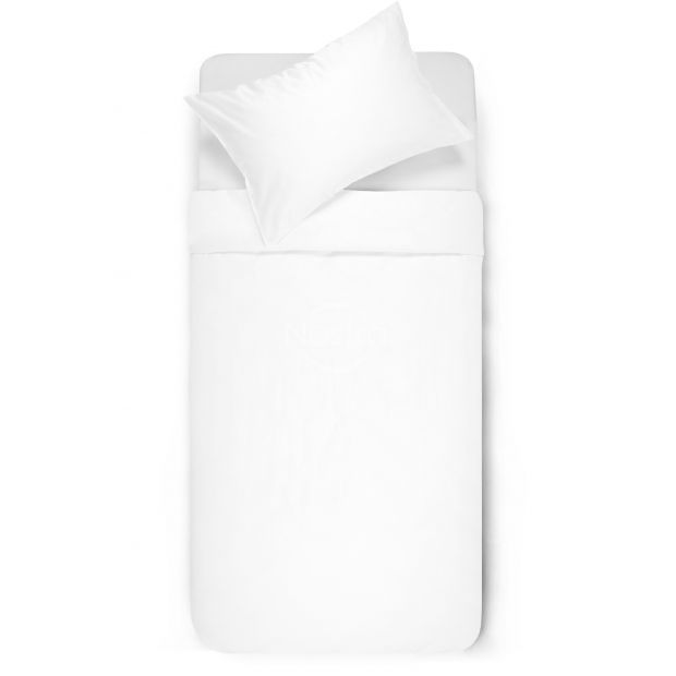 Baltas drobės užvalkalas antklodei