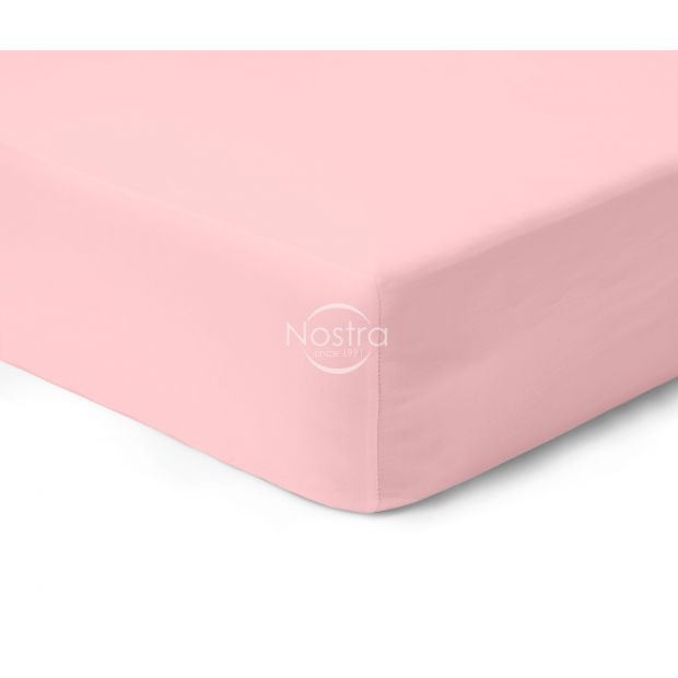 Fitted sateen sheets 00-0018-PINK 90x200 cm