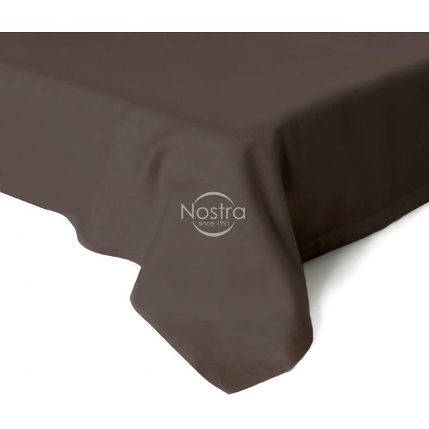 Flat sateen sheets 00-0211-CACAO 220x240 cm