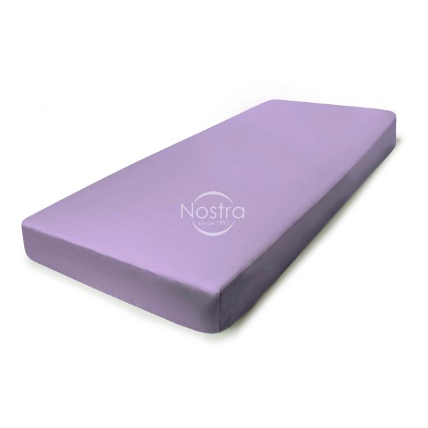 Fitted sateen sheets 00-0033-SOFT LILAC 160x200 cm