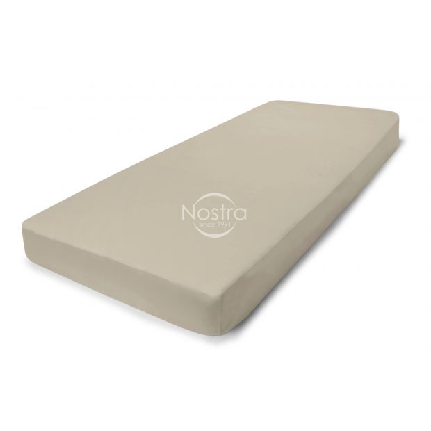 Fitted sateen sheets 00-0417-SAND 160x200 cm