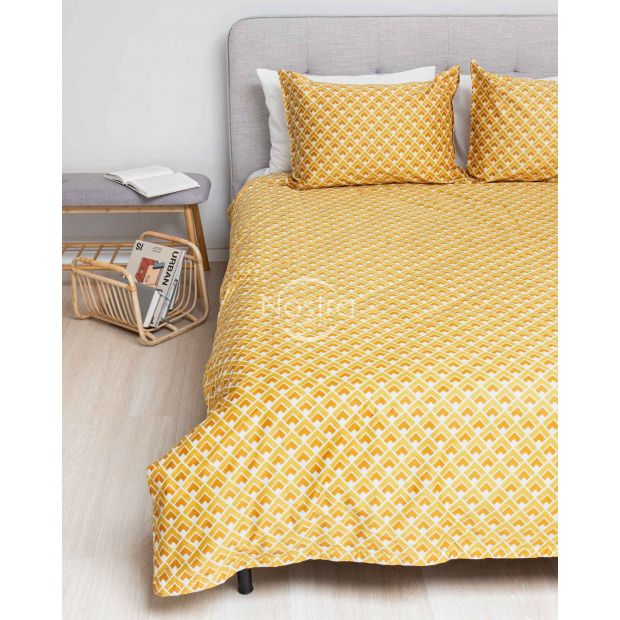 Sateen bedding set ABRI 30-0637-BEIGE 200x220, 70x70 cm