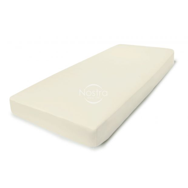 Fitted sateen sheets 00-0400-L.CREAM
