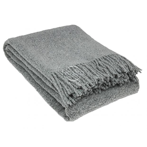 Woolen plaid BOUCLE-350 80-3321-GREY 140x200 cm