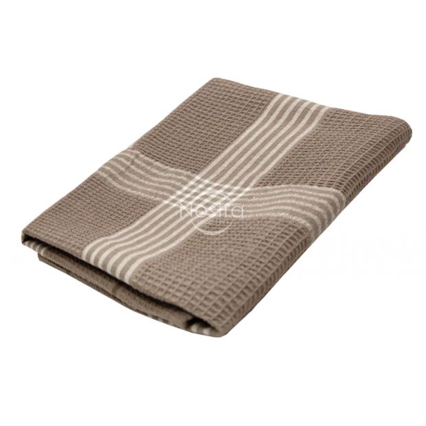 Kitchen towel WAFFLE-240 T0179-BROWN