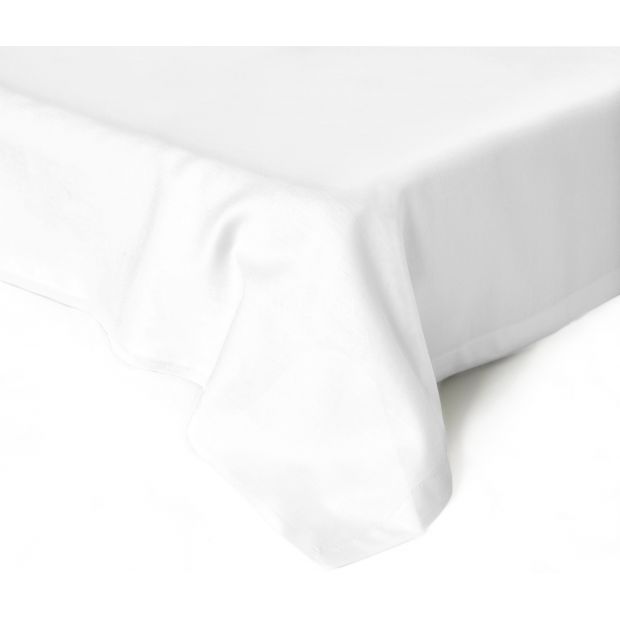 Белая холстовая простыня 241-BED 00-0000-OPTIC WHITE 200x220 cm