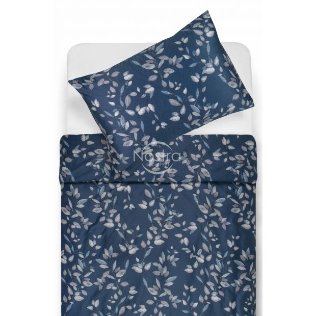 Постельное белье из Mako Сатина COLE 40-1423-BLUE 200x220, 70x70 cm