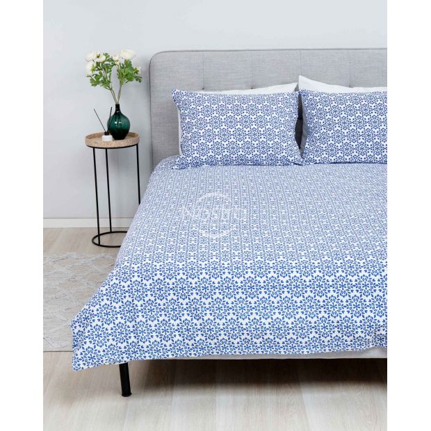 Фланелевое постельное бельё BARRET 40-1438-BLUE 200x220, 70x70 cm