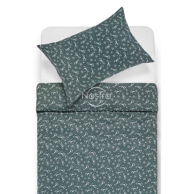 Flannel bedding set BROOKE 40-1458-DARK GREY