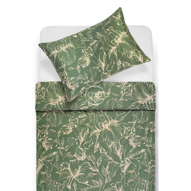Постельное белье из Mako Сатина COOPER 20-1732-GREEN 200x220, 70x70 cm