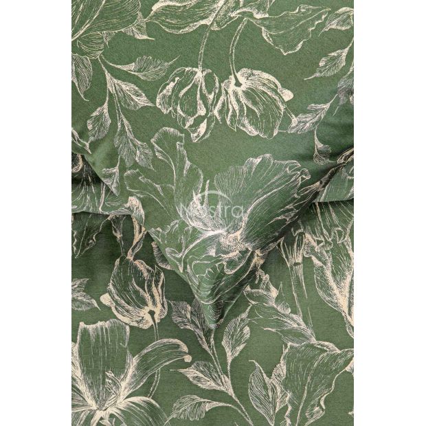 Постельное белье из Mako Сатина COOPER 20-1732-GREEN 140x200, 70x70 cm