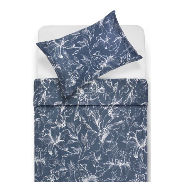 Постельное белье из Mako Сатина COOPER 20-1732-BLUE 140x200, 70x70 cm