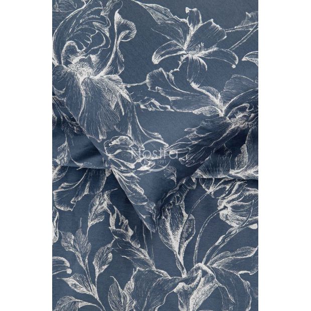Постельное белье из Mako Сатина COOPER 20-1732-BLUE 140x200, 50x70 cm