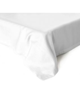 Flat sateen sheets 00-0000-OPT.WHITE