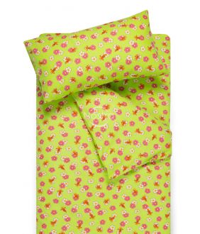 Детское фланелевое постельное белье LITTLE BEES 10-0130-GREEN