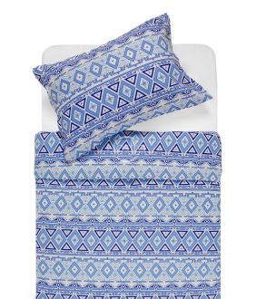 Flannel bedding set BRIDGET 40-1165-BLUE