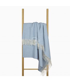 Woolen plaid MERINO-300 80-3253-LIGHT BLUE