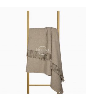 Woolen plaid MERINO-300 80-3257-LIGHT BROWN