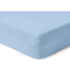 Fitted sateen sheets 00-0416-POWDER BLUE