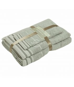 3 pieces towel set T0044 T0044-L.GREY 22