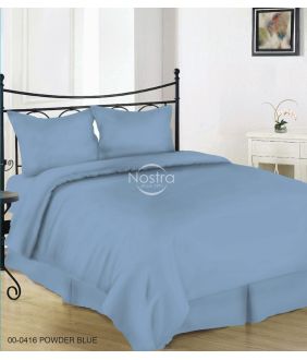 Dažyto satino pagalvės užvalkalas 00-0416-POWDER BLUE